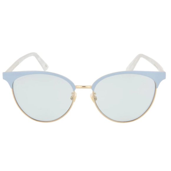Gucci White Acetate 57mm Sunglasses!